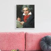 Ludwig van Beethoven Portrait Canvas Afdruk (Insitu (Woonkamer))