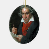 Ludwig van Beethoven Portrait Keramisch Ornament (Rechts)