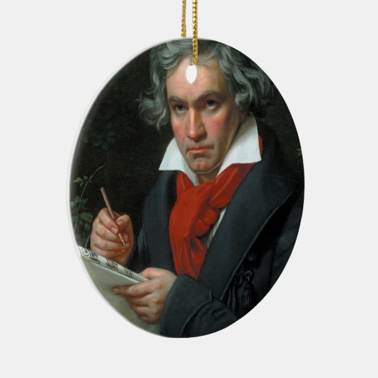 Ludwig van Beethoven Portrait Keramisch Ornament (Rechts)