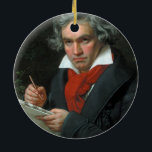 Ludwig van Beethoven Portrait Keramisch Ornament<br><div class="desc">Geweldig portret van Ludwig van Beethoven door Joseph Karl Stieler,  1820. Geweldig  kunstportret voor klassieke muziekliefhebbers.</div>