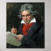 Ludwig van Beethoven Portrait Poster (Voorkant)
