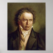 Ludwig Van Beethoven Portrait Poster (Voorkant)