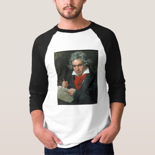 Ludwig van Beethoven Portrait T-shirt (Voorkant)