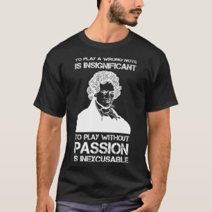 Ludwig van Beethoven Portret Pianisten Pianospeler T-shirt