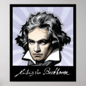 Ludwig van Beethoven Poster (Voorkant)