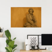 Ludwig van Beethoven Poster (Thuiskantoor)
