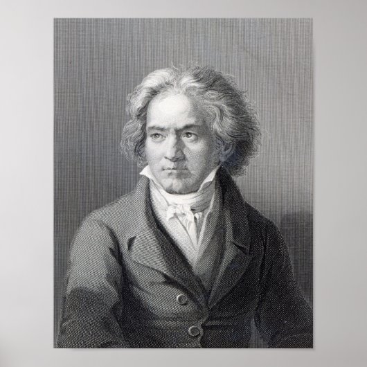 Ludwig van Beethoven Poster (Voorkant)