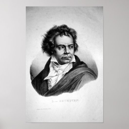Ludwig van Beethoven Poster (Voorkant)