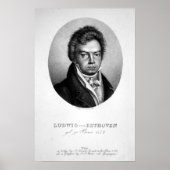 Ludwig van Beethoven Poster (Voorkant)