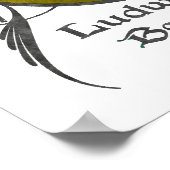 Ludwig van Beethoven Poster (Hoek)