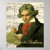 Ludwig Van Beethoven Poster (Voorkant)