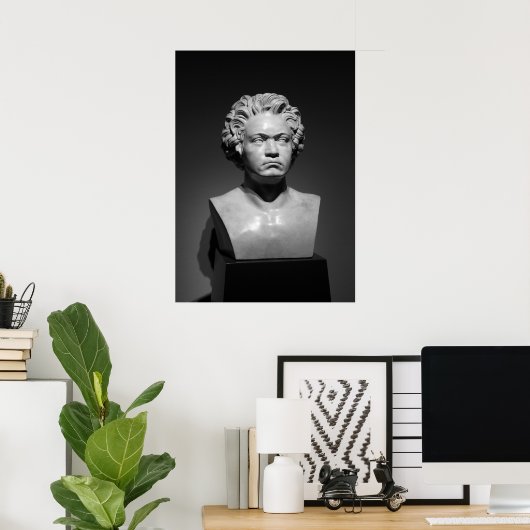 Ludwig Van Beethoven Poster (Thuiskantoor)