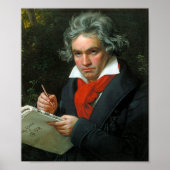 Ludwig Van Beethoven Poster (Voorkant)