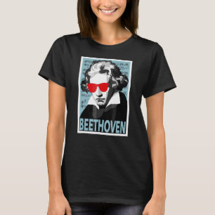 Ludwig Van Beethoven Poster Style Grafisch T-shirt