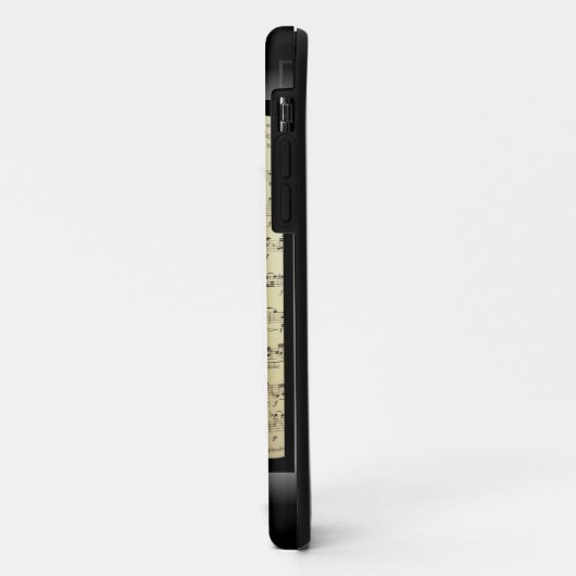 Ludwig van Beethoven~Rolled klassikaal blad Music~ Case-Mate iPhone Case (Achterkant/links)