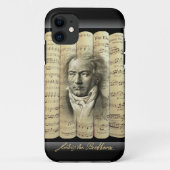 Ludwig van Beethoven~Rolled klassikaal blad Music~ Case-Mate iPhone Case (Achterkant)