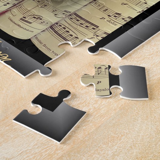 Ludwig van Beethoven~Rolled klassikaal blad Music~ Legpuzzel (Zijkant)