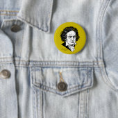 Ludwig van Beethoven Ronde Button 5,7 Cm (In situ)