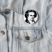 Ludwig van Beethoven Ronde Button 5,7 Cm (In situ)