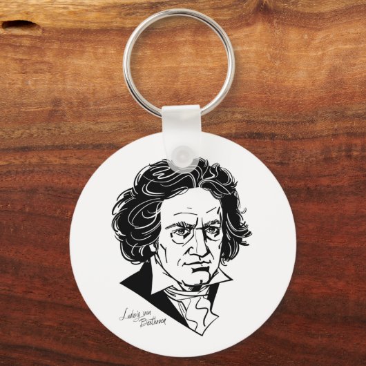 Ludwig van Beethoven Sleutelhanger (Voorkant)