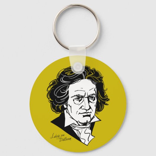 Ludwig van Beethoven Sleutelhanger (Voorkant)