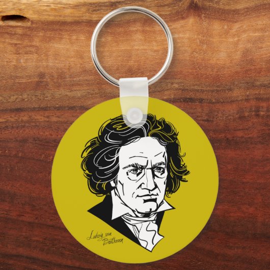 Ludwig van Beethoven Sleutelhanger (Voorkant)