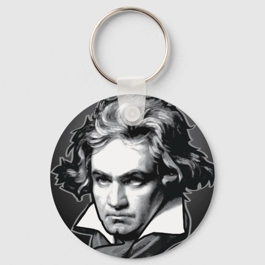 Ludwig van Beethoven Sleutelhanger (Voorkant)