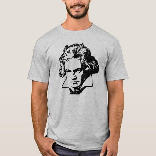 Ludwig van Beethoven T-shirt (Voorkant)