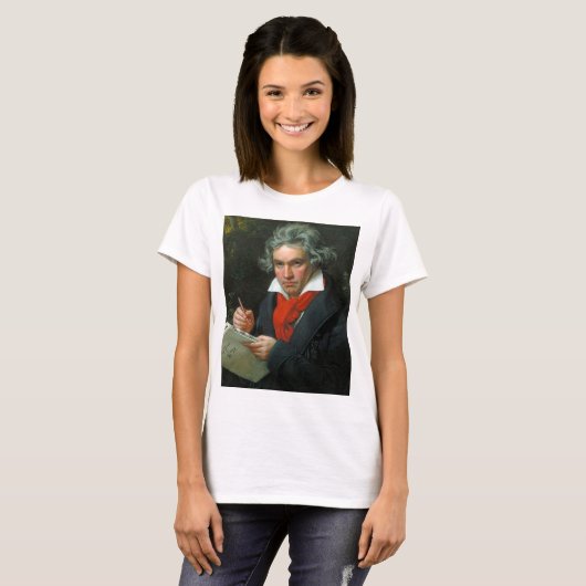 Ludwig Van Beethoven T-shirt (Voorkant volledig)
