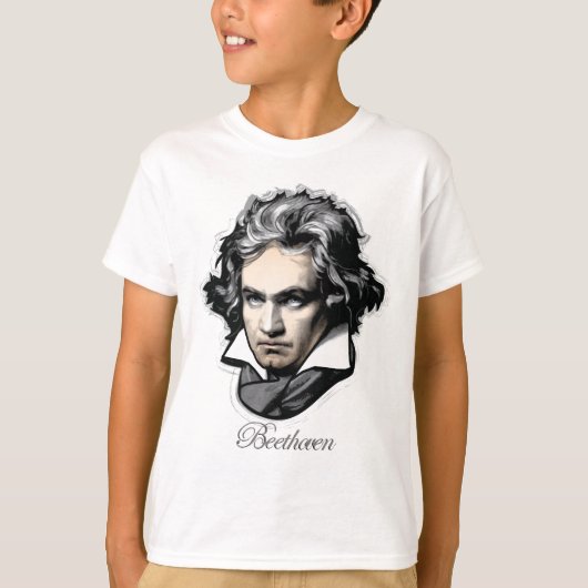 Ludwig van Beethoven T-shirt (Voorkant)