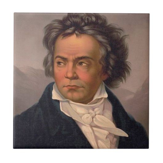 Ludwig Van Beethoven Tegeltje (Voorkant)