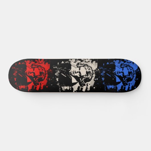 Ludwig Van Beethoven Tribute - bleached Skateboard (Horizontaal)