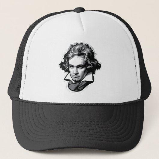 Ludwig van Beethoven Trucker Pet (Voorkant)