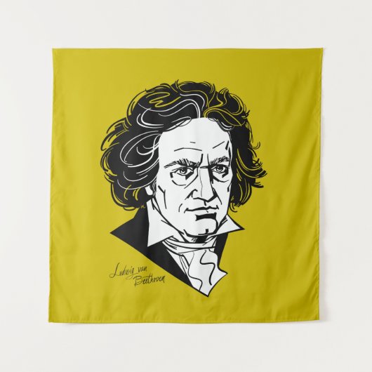 Ludwig van Beethoven Wandkleed (Voorkant)
