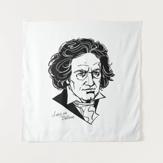 Ludwig van Beethoven Wandkleed (Voorkant)
