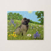 Ludwig van de Leonberger Puppy Puzzle Legpuzzel (Horizontaal)