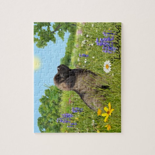 Ludwig van de Leonberger Puppy Puzzle Legpuzzel (Verticaal)