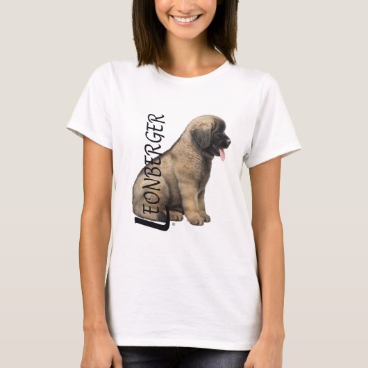Ludwig van vrouwen de Leonberger Puppy T-Shirt (Voorkant)