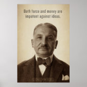 Ludwig von Mises Ideas Print (Voorkant)
