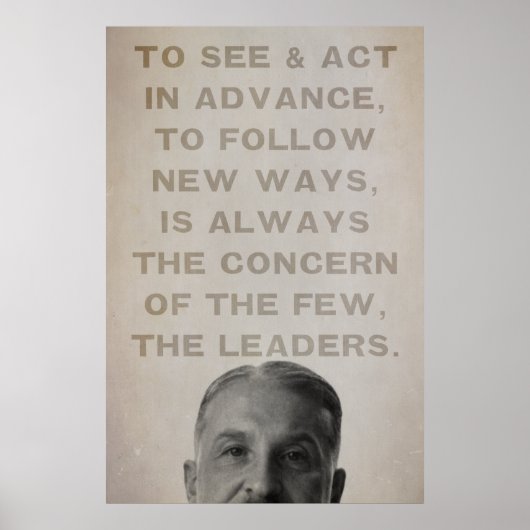 Ludwig von Mises Leaders Print (Voorkant)