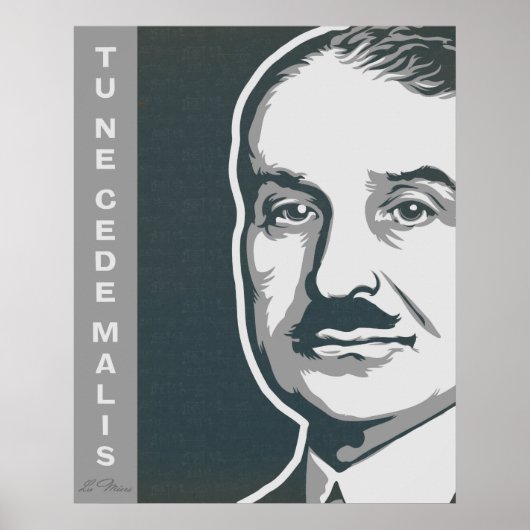 Ludwig von Mises Poster (Voorkant)