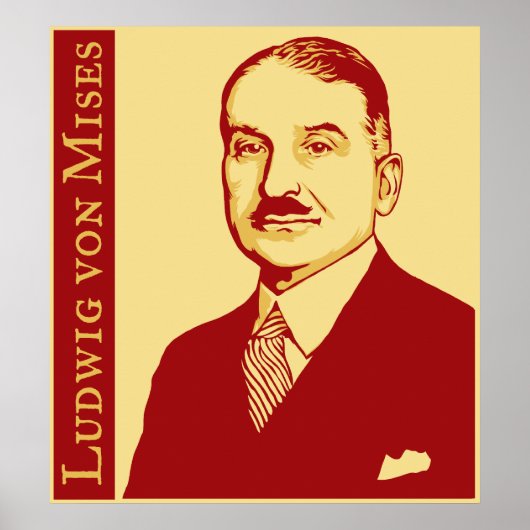 Ludwig von Mises Poster (Voorkant)
