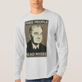 Ludwig von Mises T-Shirt (Voorkant)