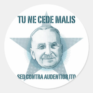 Ludwig von Mises - Tu Ne Cede Malis Sticker