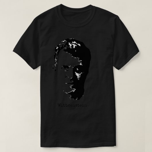 Ludwig Wittgenstein filosoof T-shirt (Design voorkant)