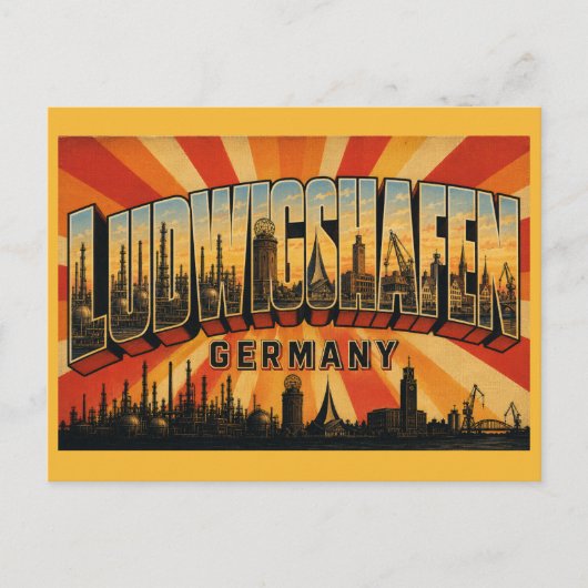 Ludwigshafen Duitsland BASF Briefkaart (Voorkant)