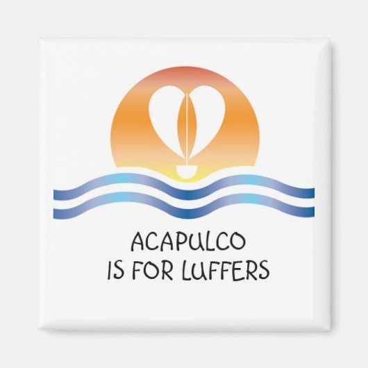 Luffers Sunset_Acapulco magneet (Voorkant)