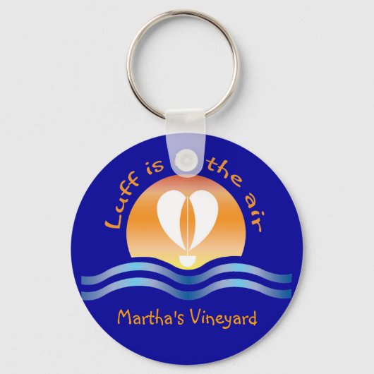Luffers Sunset_Luff in the air_Martha's Vineyard Sleutelhanger (Voorkant)