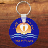 Luffers Sunset_Luff in the air_Martha's Vineyard Sleutelhanger (Voorkant)