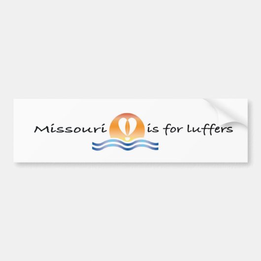 Luffers Sunset_Missouri bumpersticker (Voorkant)